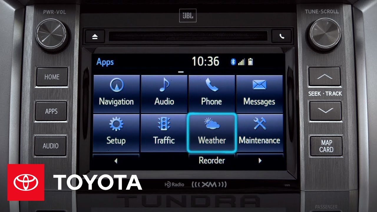 2014 Tundra How-To: Entune&trade; Advanced HD Weather | Toyota