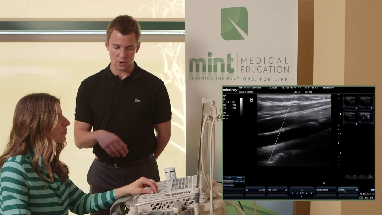 Mindray M7 Training   Pulse Wave Doppler