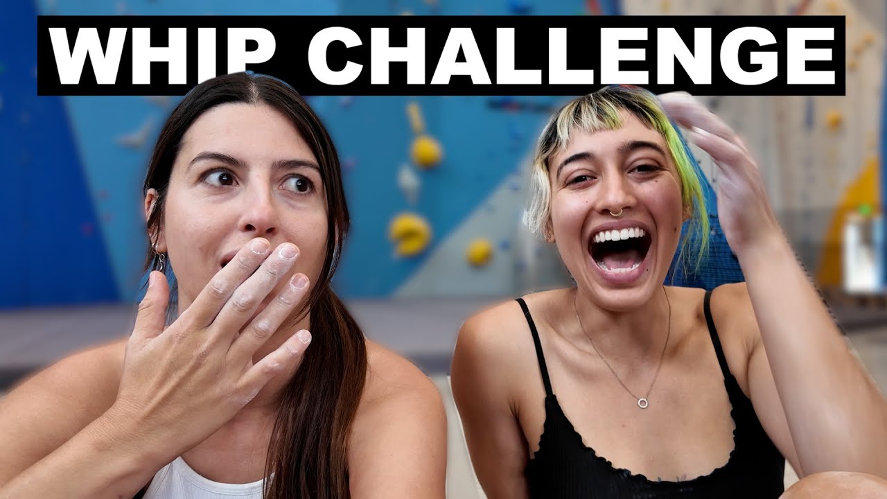 FLASH or WHIP?! 😤 ⚡️ bouldering challenge with @irenaadventures