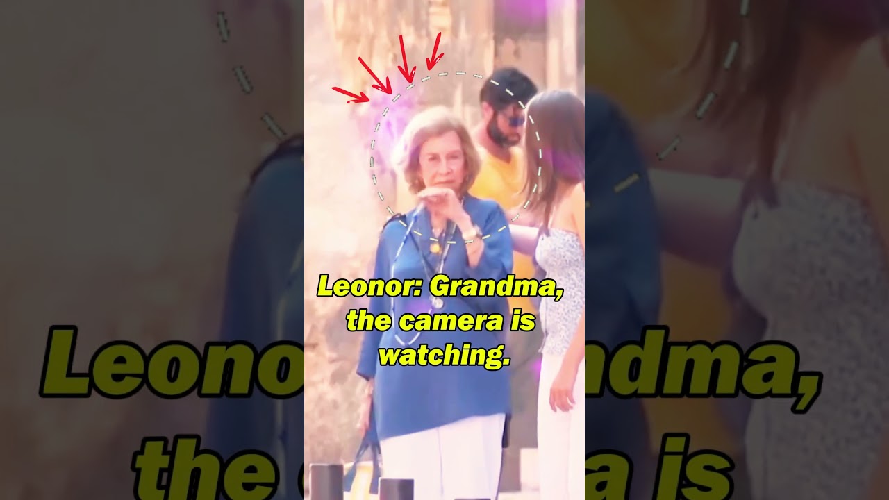 Confusing moment between Princess Leonor & Queen Sofia😨😰😥
