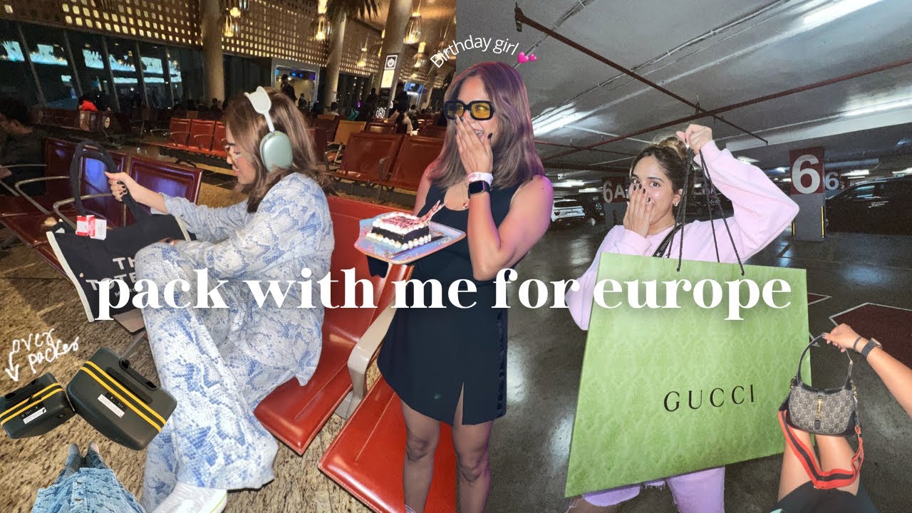 PREP & PACK WITH ME FOR EUROPE! | packing cubes, amazon travel essentials + more