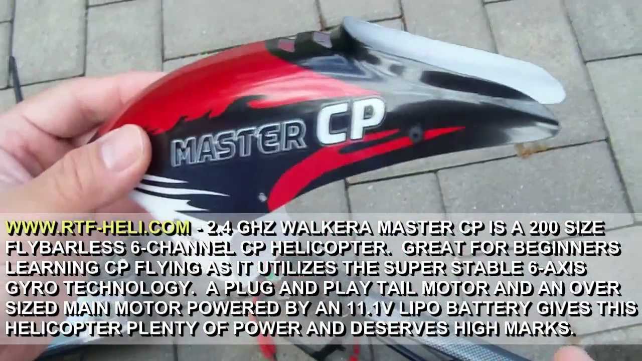 WWW.RTF-HELI.COM - WALKERA MASTER CP 6-AXIS FLYBARLESS CP R/C HELICOPTER
