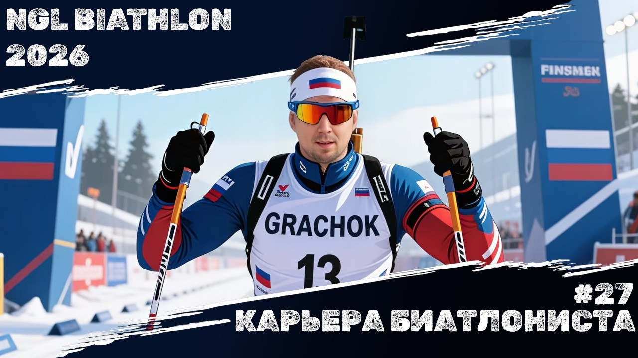 NGL Biathlon 2026 КАРЬЕРА #27 - А ЗОЛОТО БУДЕТ? ЧЕМПИОНАТ МИРА