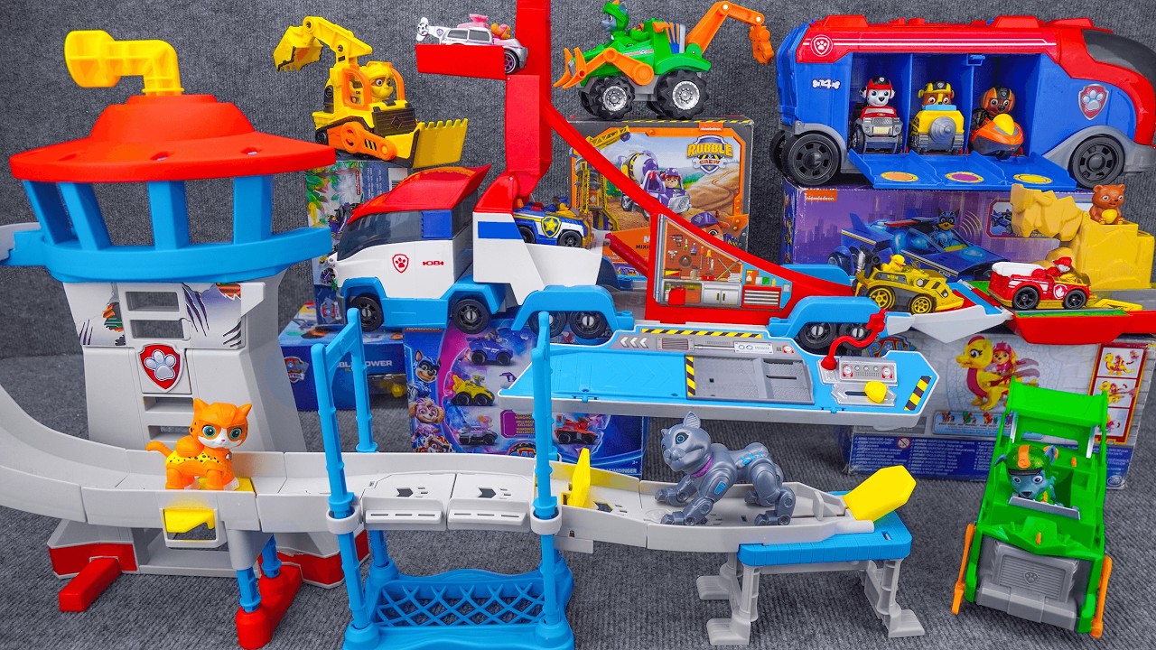 Paw Patrol MEGA Fleet Unboxing! 🐾🚓 Which Truck Is The Coolest? | Paw Patrol Unboxing ASMR #pawpatrol