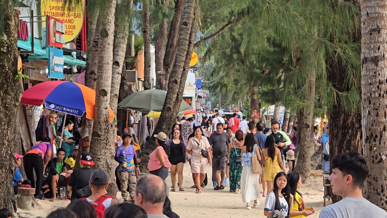 Boracay island Today on Saturday 3pm | January 31 2026 | Beach Walking Tour #boracay #philippines 