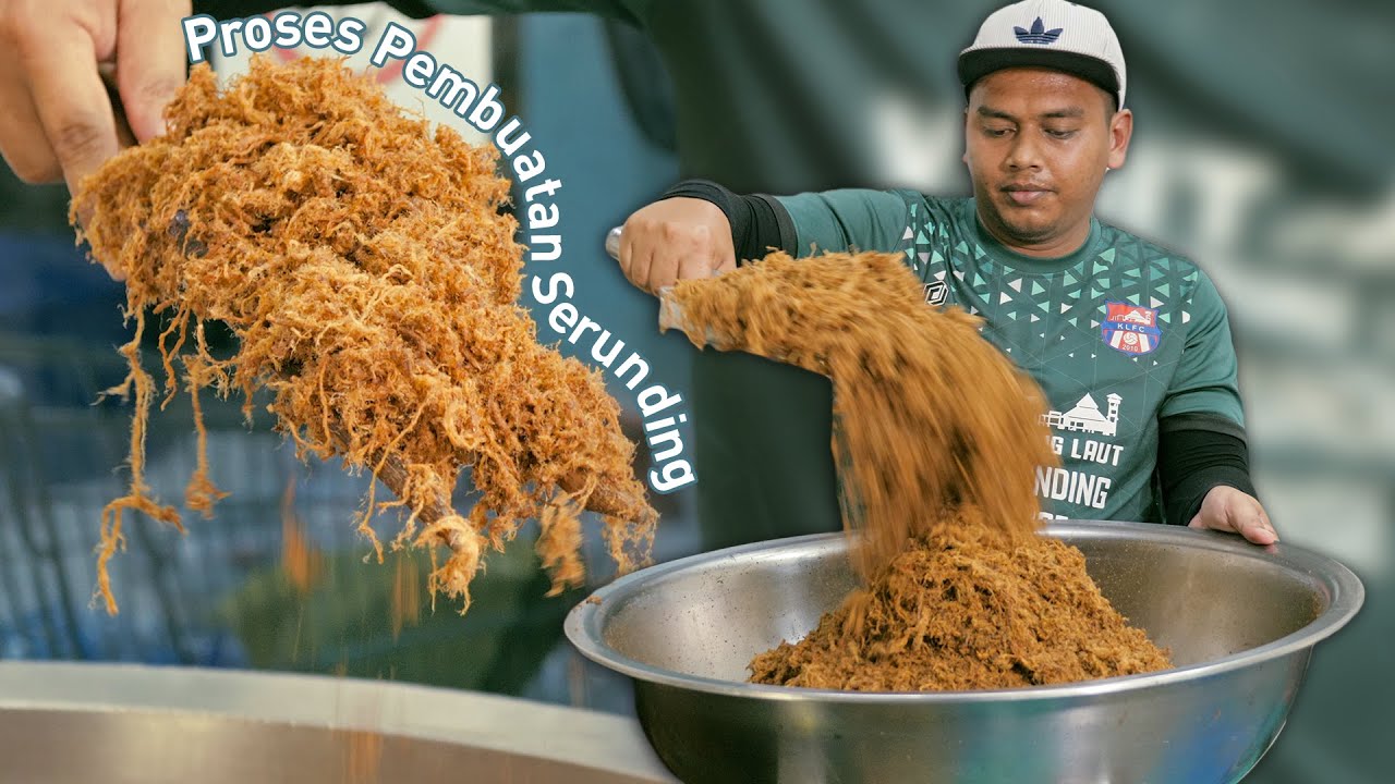 Masak 400 KG Serunding Daging Sehari - Serunding Kg Laut, Kelantan