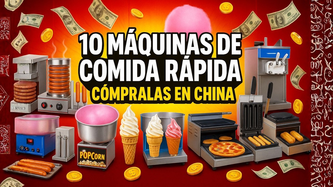 GANA DINERO DESDE CASA CON MÁQUINAS FAST FOOD
