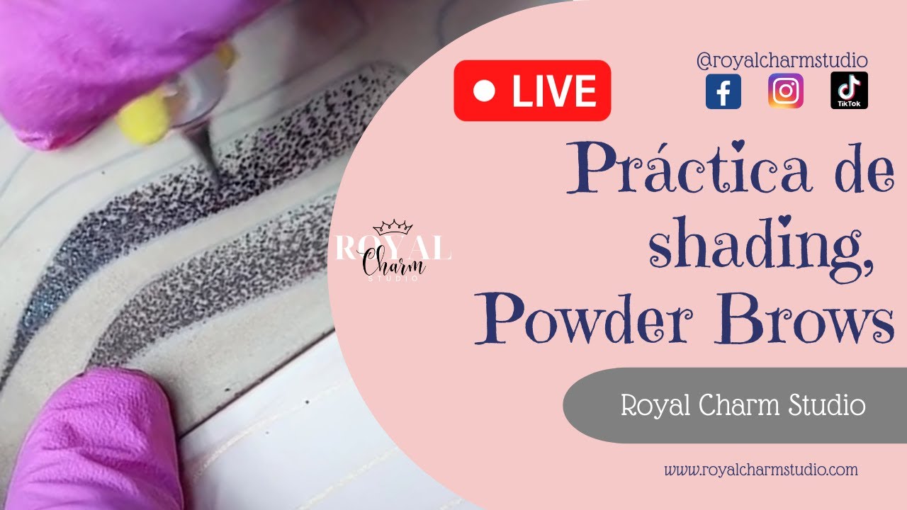 Práctica de Powder Brows con máquina