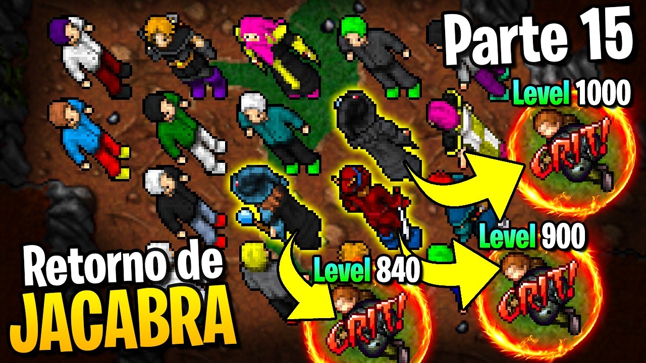 O Retorno de JACABRA Matando os TOP LEVEL do Server 🔥| Tibia Hardcore PvP