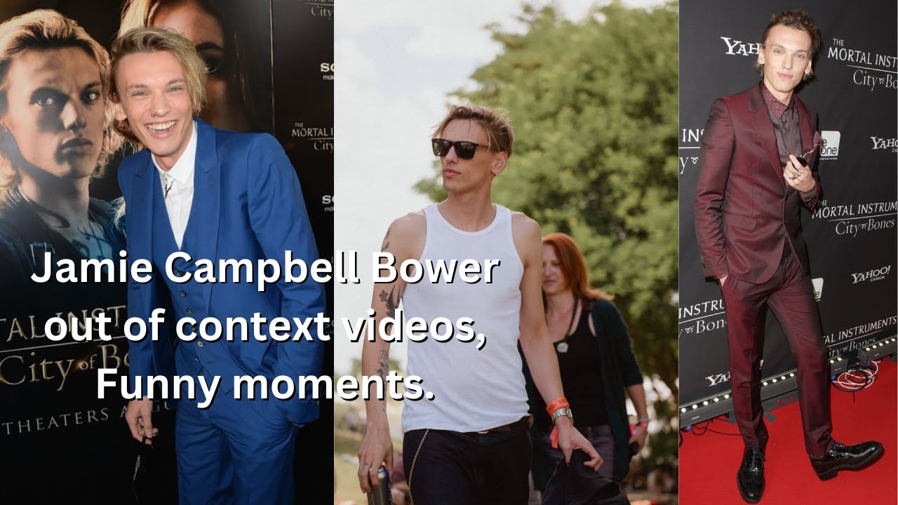 Jamie Campbell Bower out of context videos (Funny moments & more)