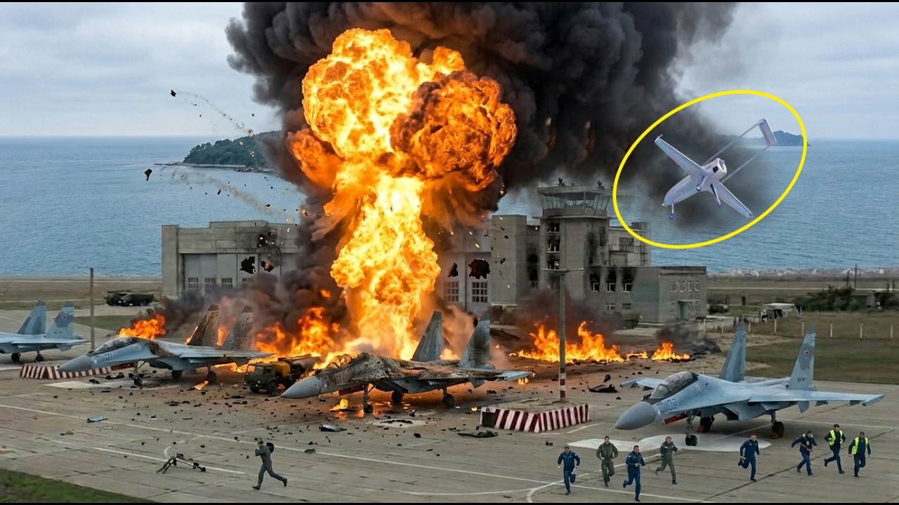 Ukrainian Drones STRIKE Russia&rsquo;s Air Base In Crimea &mdash; Then THIS Happened...