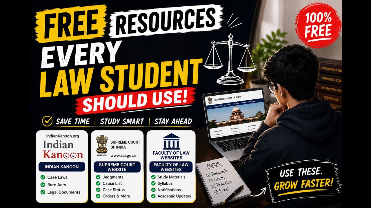 Stop Wasting Money: Free Resources Every Law Student Needs
