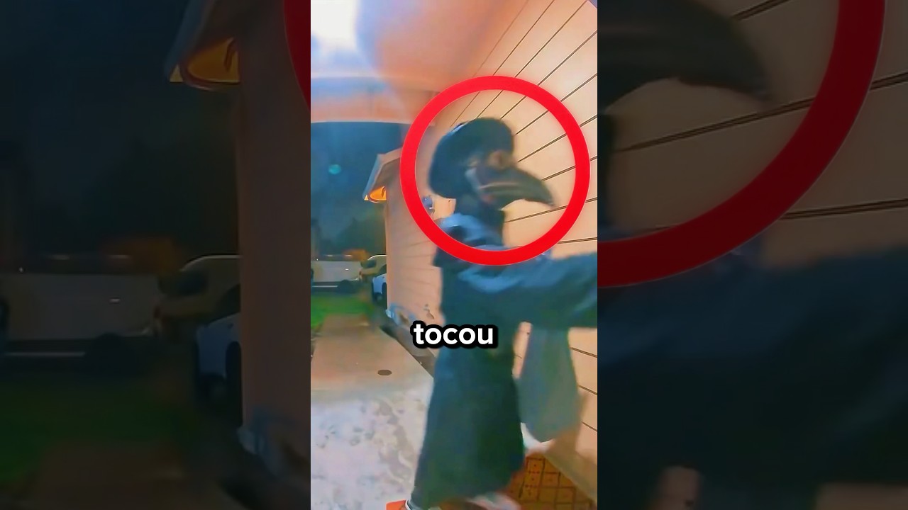 Ele tocou a campainha com essa fantasia... E isso aconteceu!