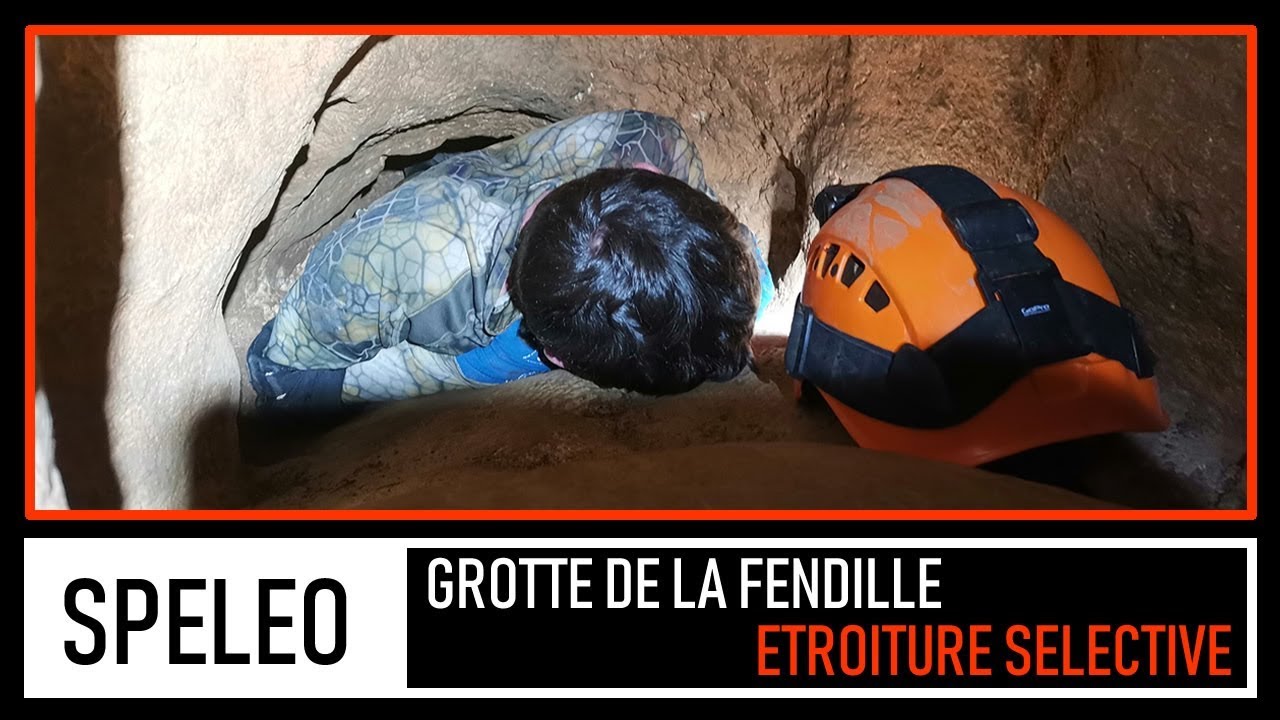 SPÉLÉO ⚠️ CLAUSTROPHOBE ⚠️ GROTTE DE LA FENDILLE DU MONT MAL - ÉTROITURE SÉLECTIVE DITE HEIL HITLER