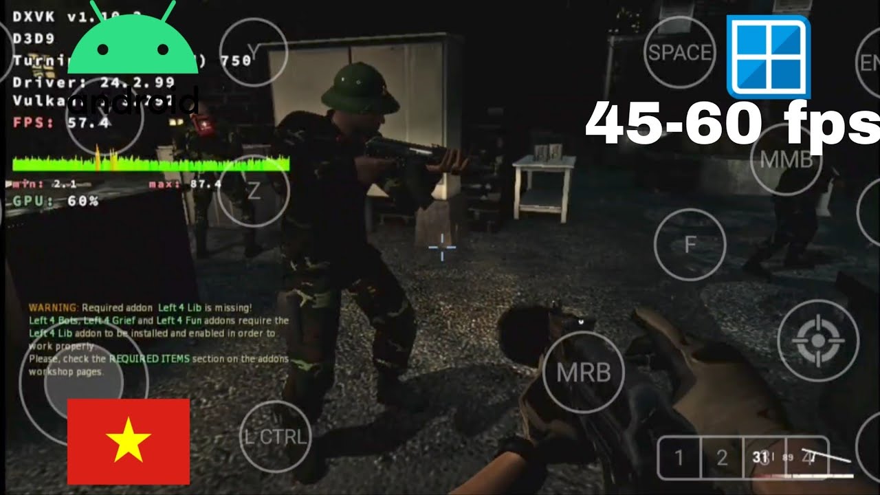 ( Tutorial ) Left 4 dead 2 + Winlator settings for Nightmare mod | Tested on Snapdragon 8 gen 3