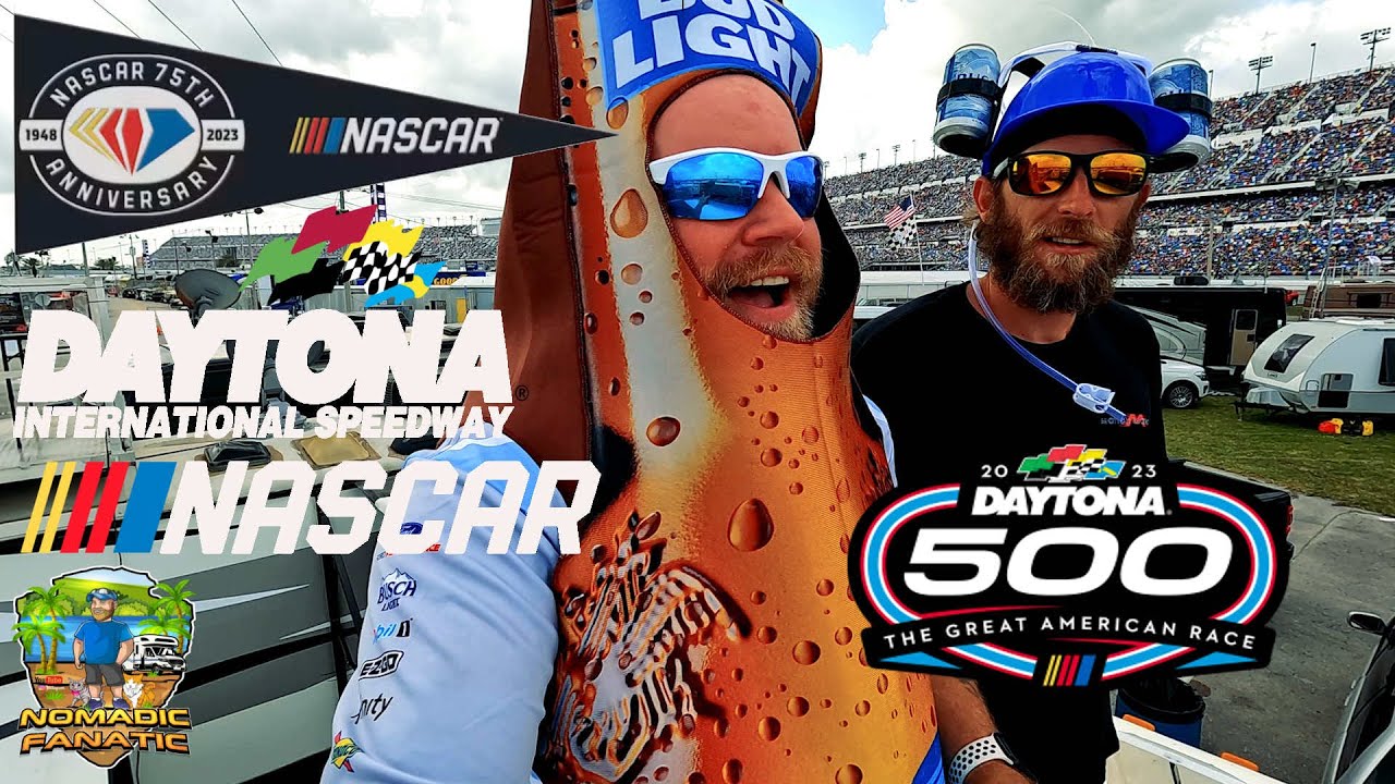 Nascar ~ The 65th Daytona 500 ~ Infield RV Camping ~ Fan Zone & Midway Experience
