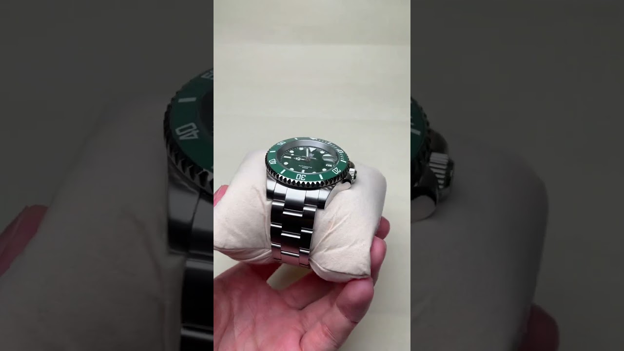 Green hulk submariner Steeldive 1953 in 2023 #sd1953 #submariner #rolex #steeldive #watch #hulk