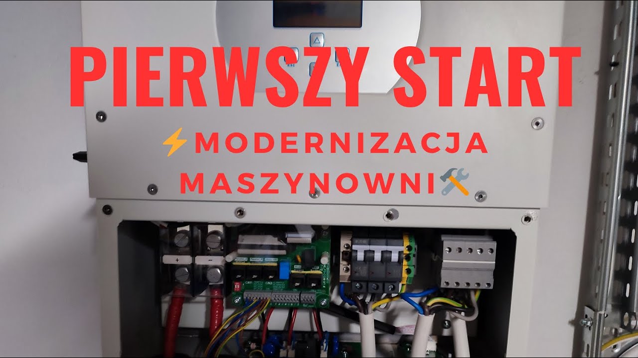⚡Modernizacja Maszynowni - Inwerter Hybrydowy DEYE 12KW - Inwerter Hybrydowy DEYE 12KW 🛠️instalacja