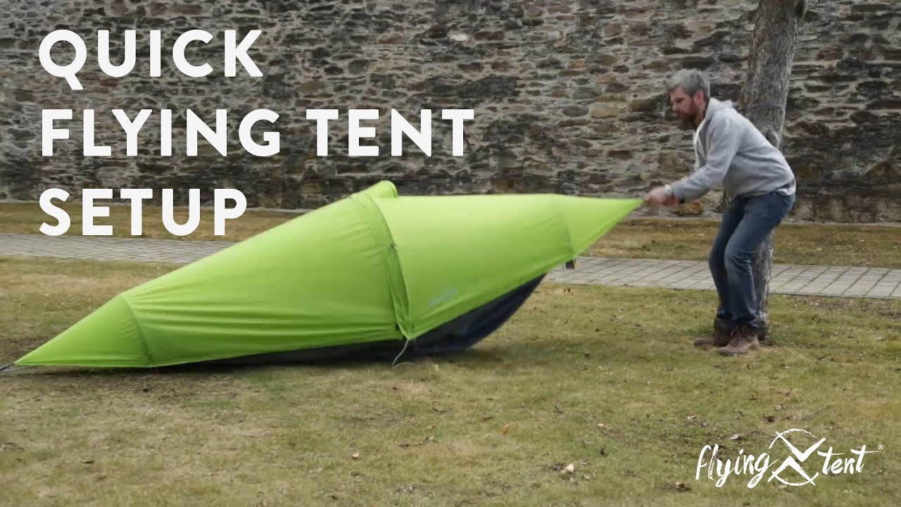 flying tent - quick setup