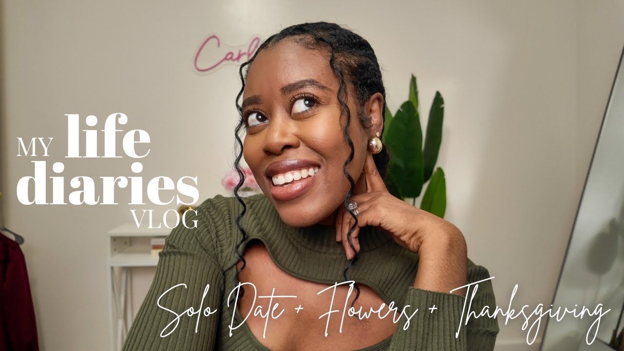 Weekly Vlog | Solo Date at The Garden Room, Target Run, Fall Flowers & Thanksgiving With Family