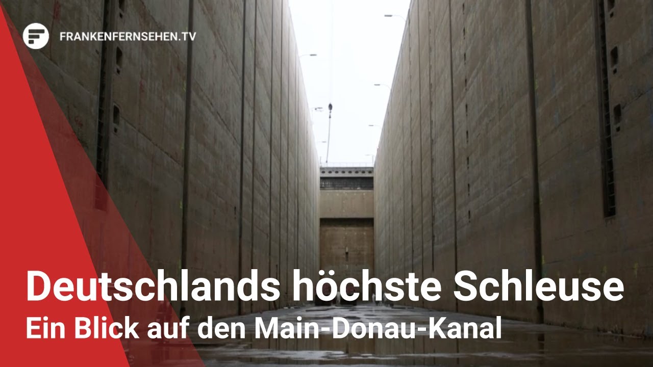 Höchste Schleuse Deutschlands: Ein Blick auf den Main-Donau-Kanal