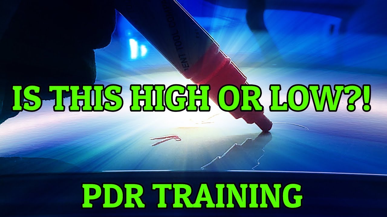 Разница между выступающей и вмятиной | Обучение PDR | Ремонт вмятин
