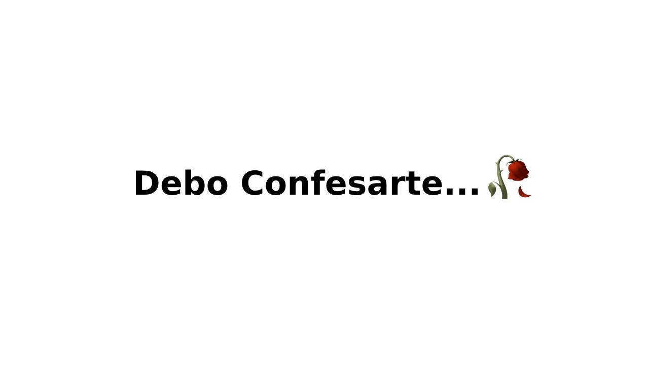 Debo Confesarte - Ni&ntilde;o Condor [ EP No Sabes Amar ]