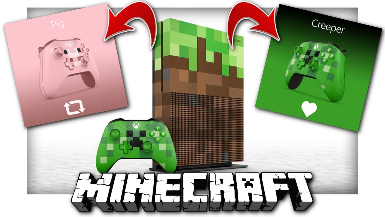 Minecraft - NEW XBOX ONE S [ LIMITED EDITION ] Release Date ! First Looks ! PRE ORDER