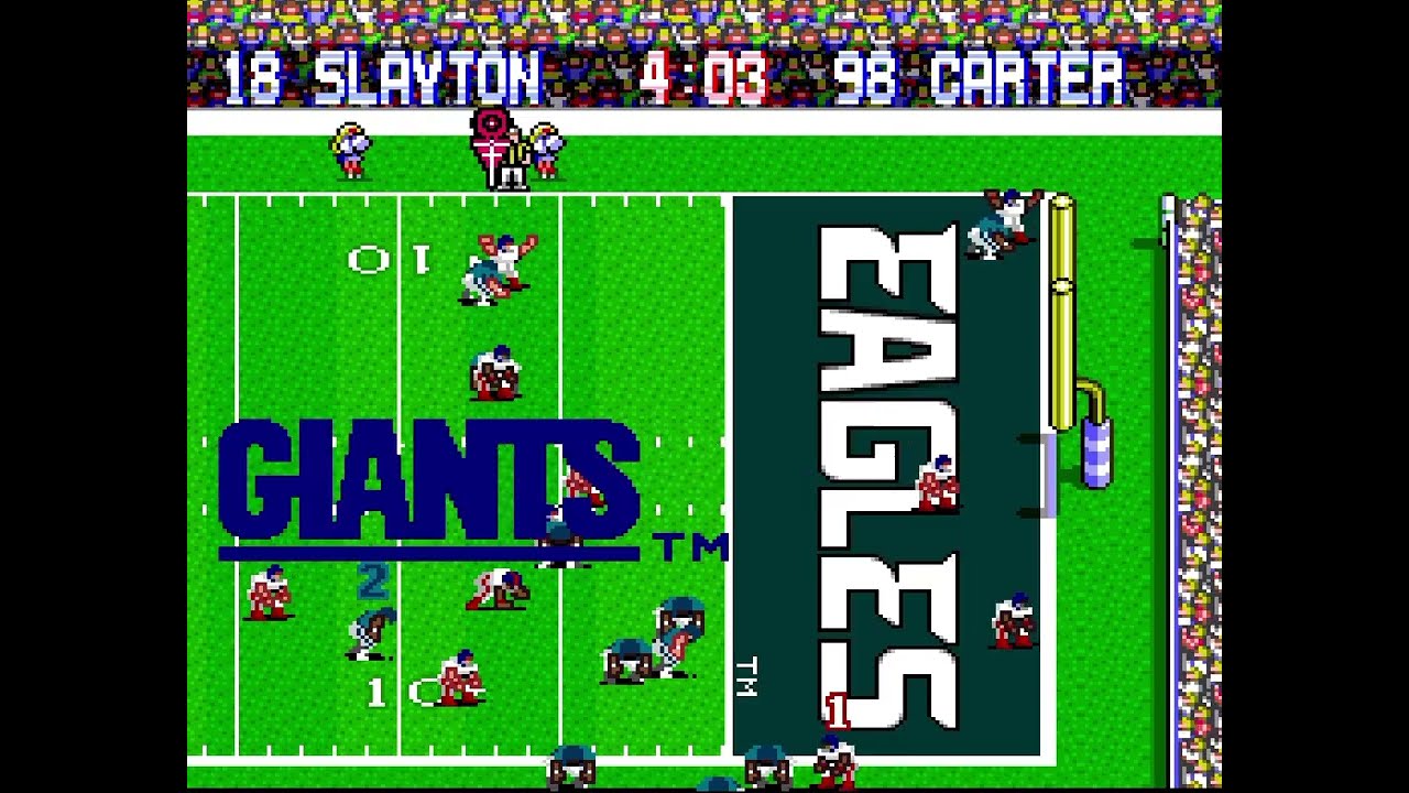 New York Giants 2025 Season - Week 6 vs Eagles | Tecmo Super Bowl