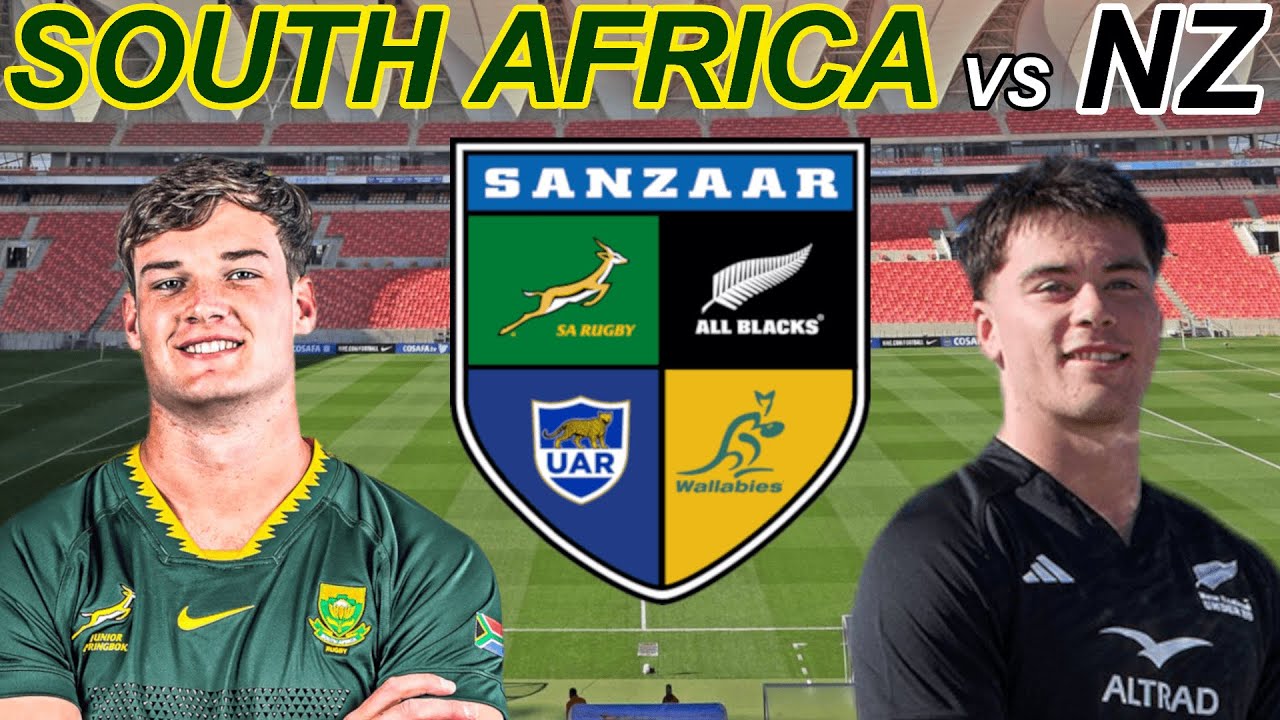 SOUTH AFRICA vs NEW ZEALAND u20 Rugby Championship 2026 Live Commentary