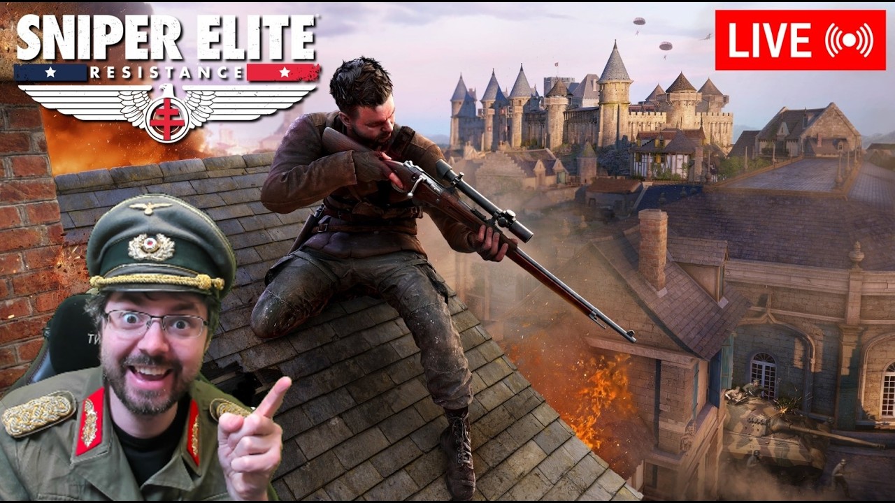Hunting Allied Snipers - Sniper Elite Resistance with Hans! [LIVE] [VERTICAL]