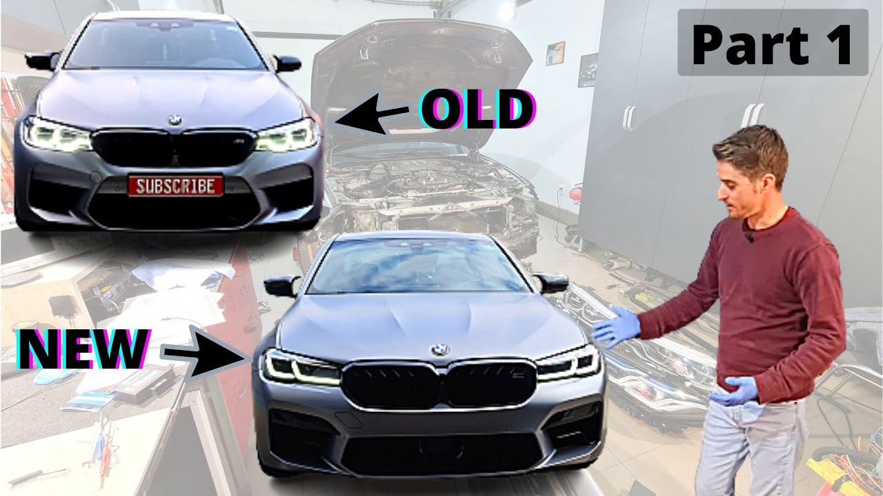 BMW M5 f90 (G30) 2022 Facelift Retrofit, часть 1