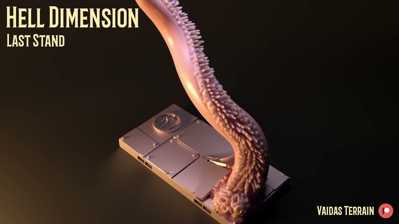 Printable 3d terrain - Hell Dimension: Last Stand - Model 13
