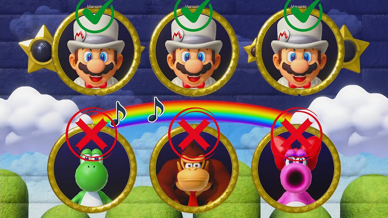 [マリオパーティ スーパースターズ: ミニゲームマリオweddingVsヨッシーVsドンキーコングVsキャサリン(CPU最強 たつじん)]