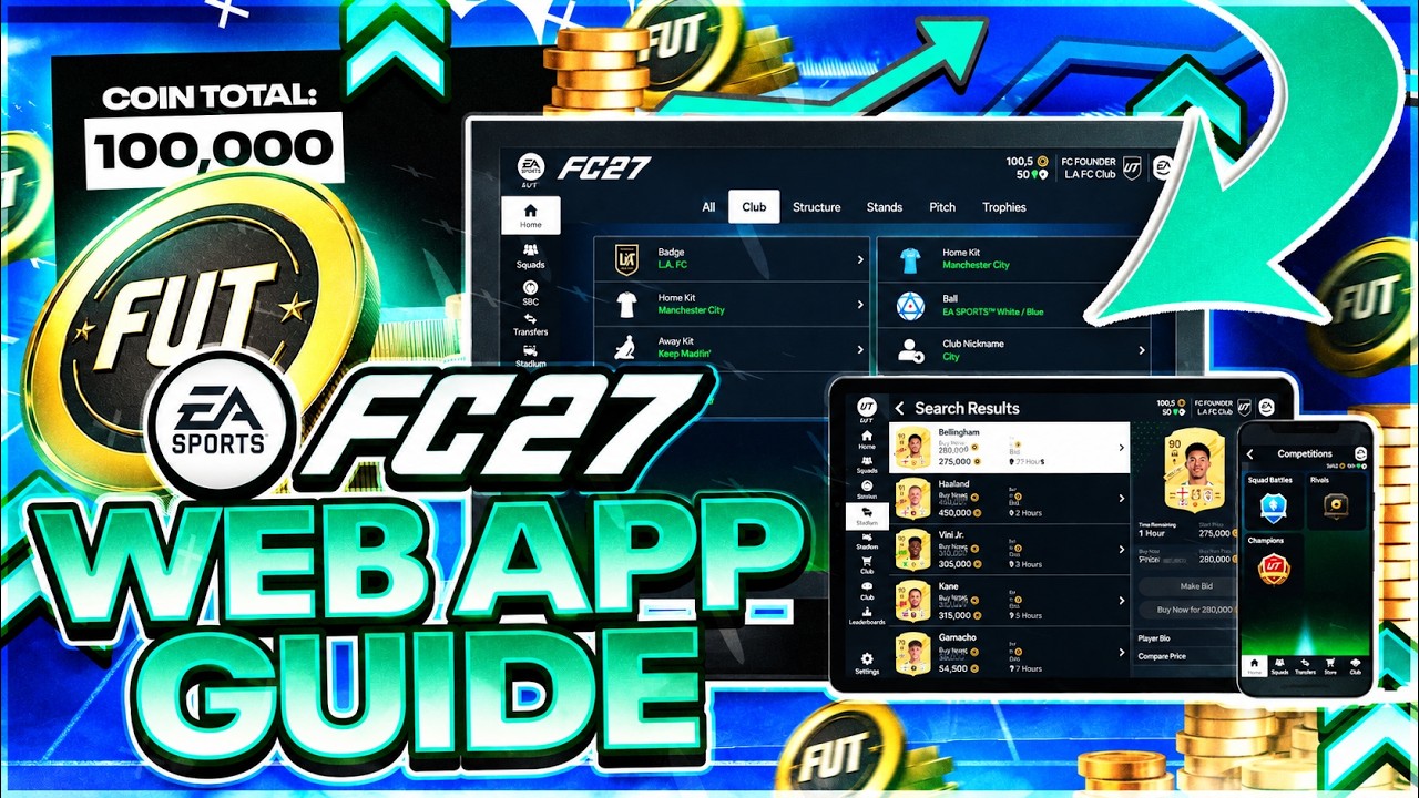 DO THIS FIRST On The FC 27 Web App - Easy 25K Coins In An Hour!