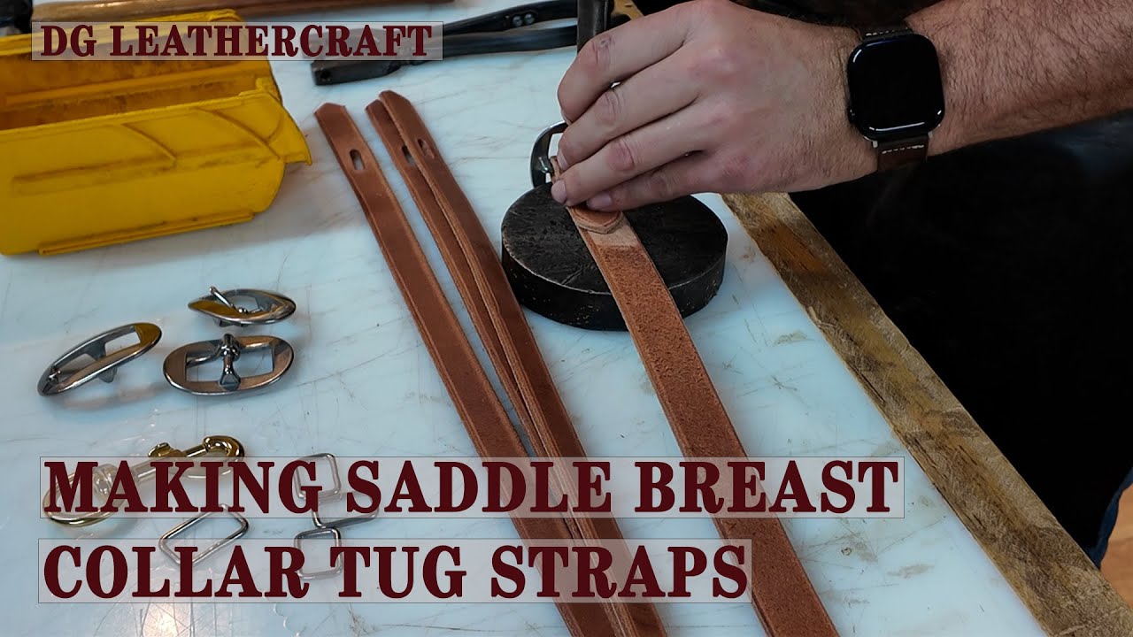 Making Saddle Breast Collar Tug Straps