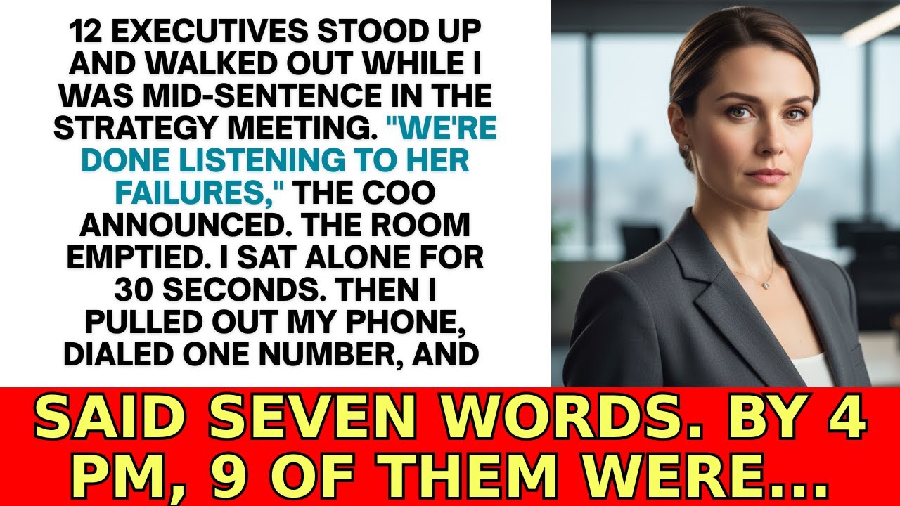 Вся команда руководителей вышла во время моей презентации, поэтому я позвонил одному человеку