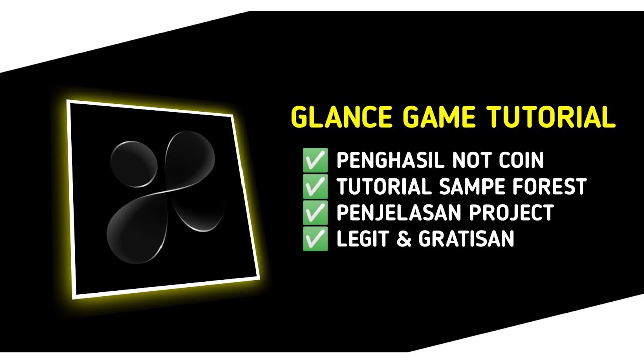 MAIN GAME DAPAT TOKEN NOT COIN !!! Airdrop Telegram Terbaru 2026 Gratis - Glance Game From Not