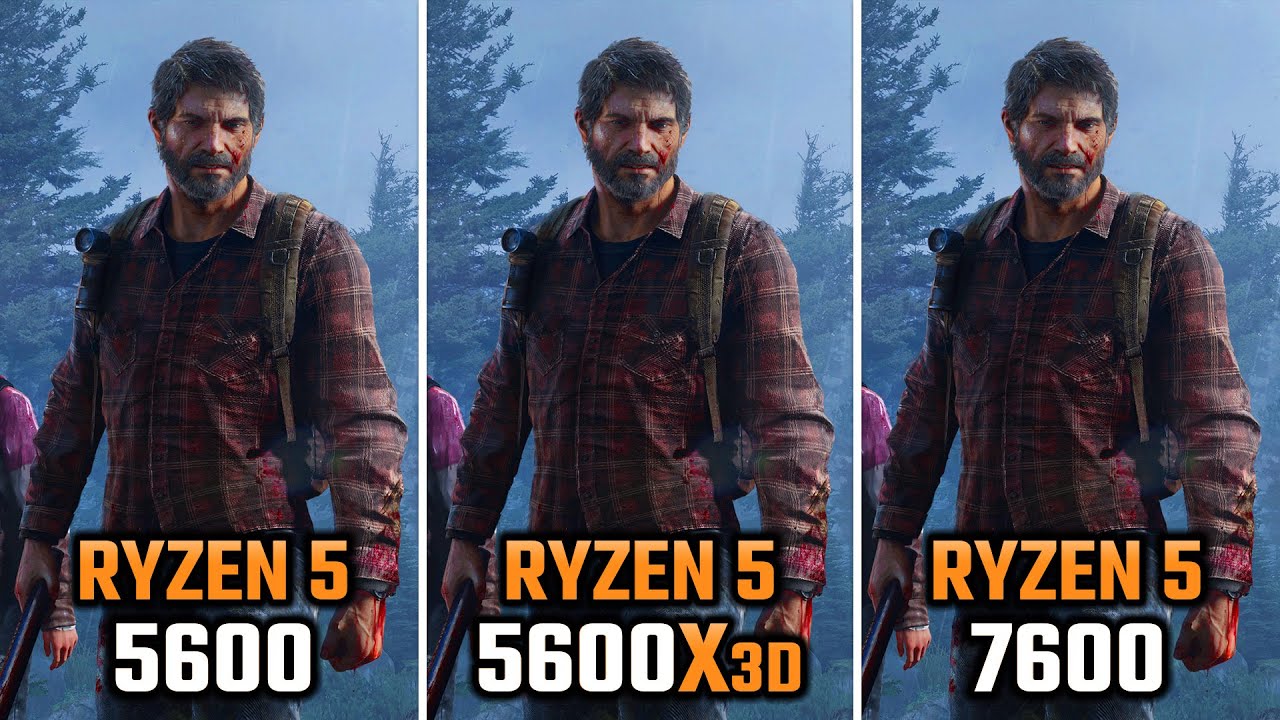 R5 5600 vs R5 5600X3D vs R5 7600