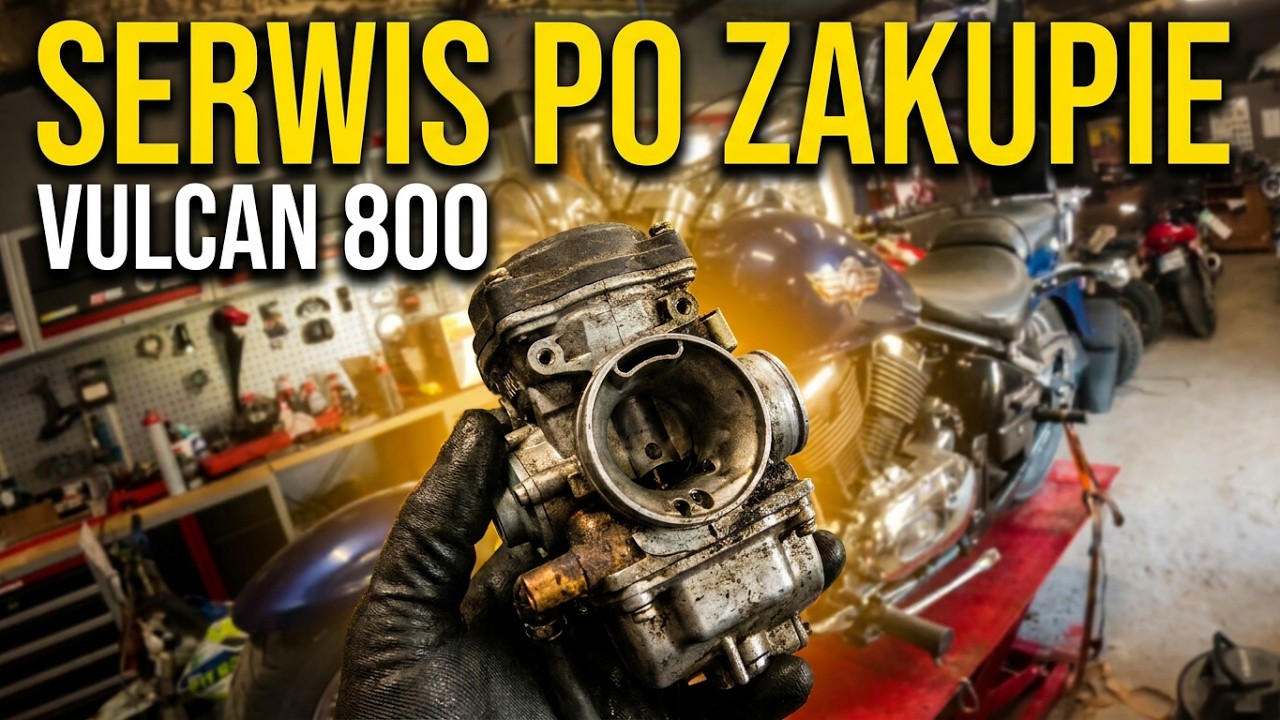 Kawasaki VN800 Vulcan 800 serwis po zakupowy-regulacja gaźnika,zaworów,wymiana oleju i wiele innych