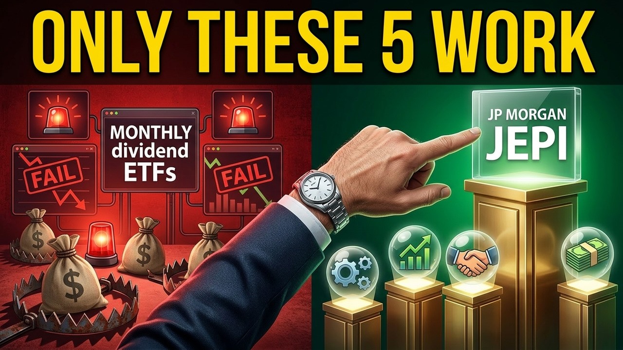 Most Monthly Dividend ETFs Fail &mdash; These 5 Actually Work (2026 Picks)