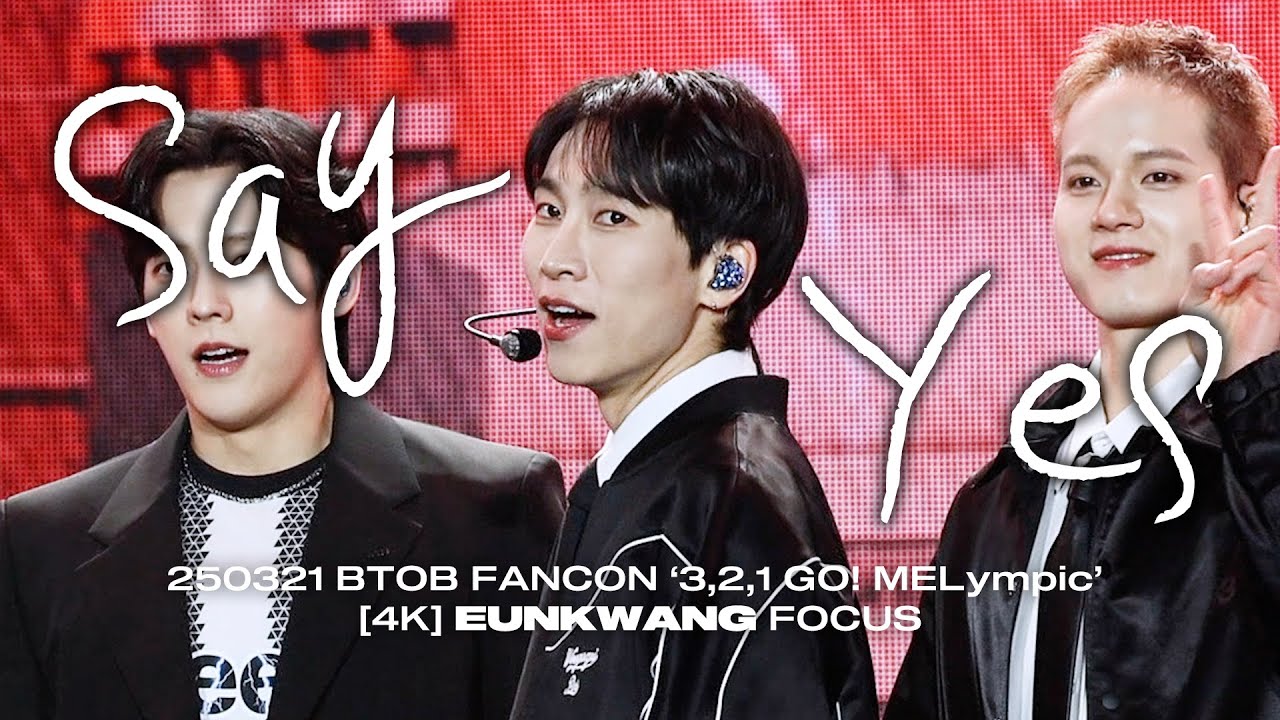 [4K] Say Yes (서은광 Focus) - 250321 '3,2,1 GO! MELympic'