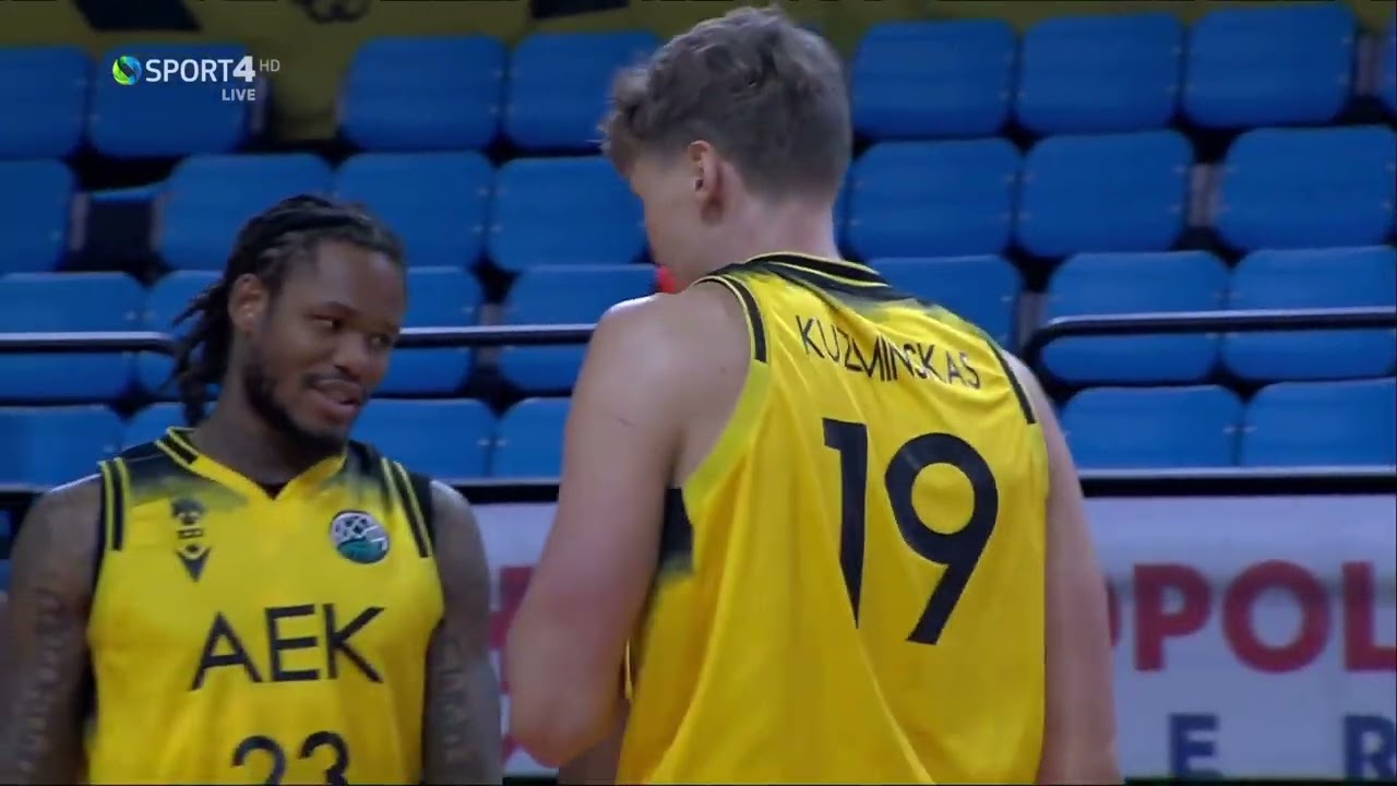 ΑΕΚ-Κινγκ Στσέτσιν 86-64 Στιγμιότυπα HD  4η Άγ. 22-11-2023 / AEK-Szczecin 86-64 Highlights