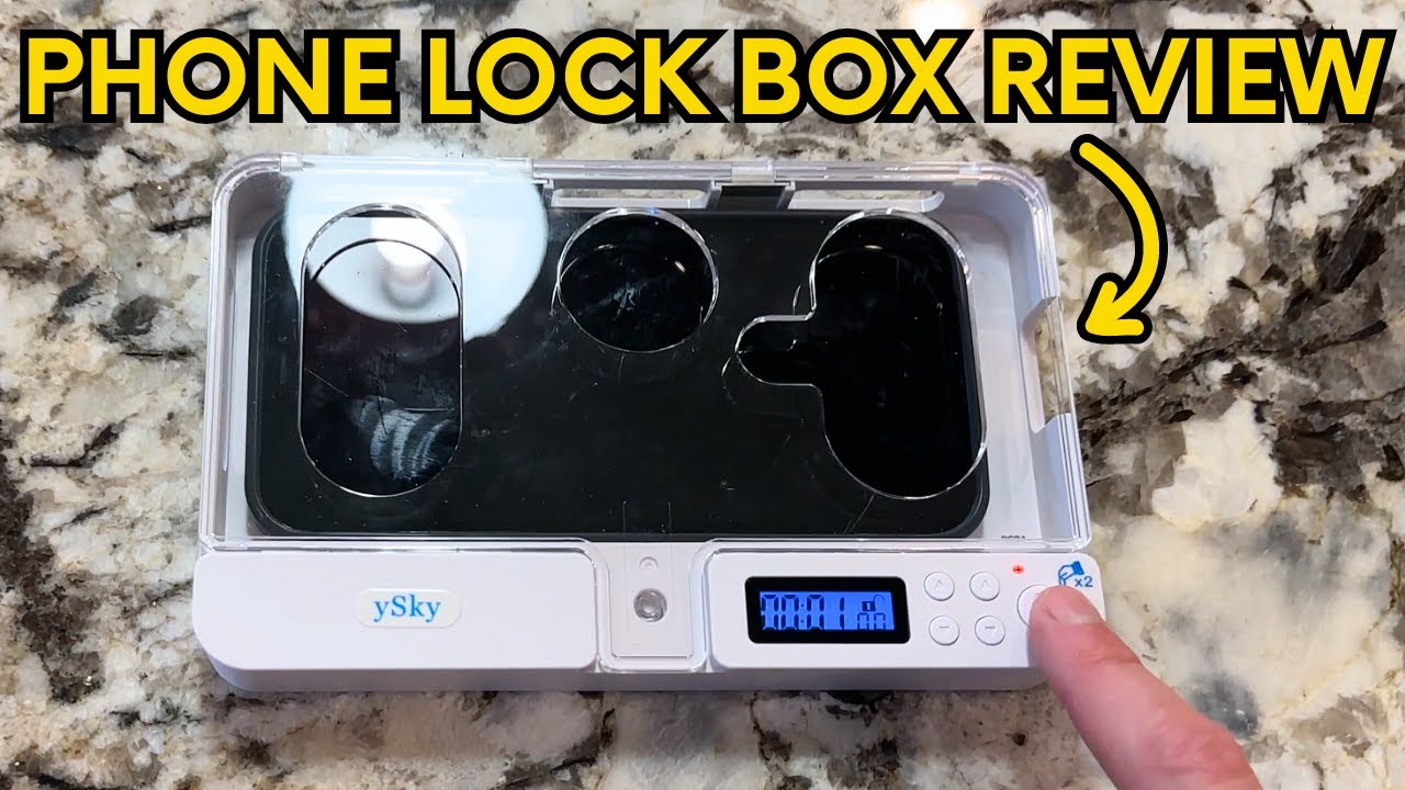 Portable Smart Auto Phone Timer Lock Box for iPhone and Android Phones, Self-Control Timer Review