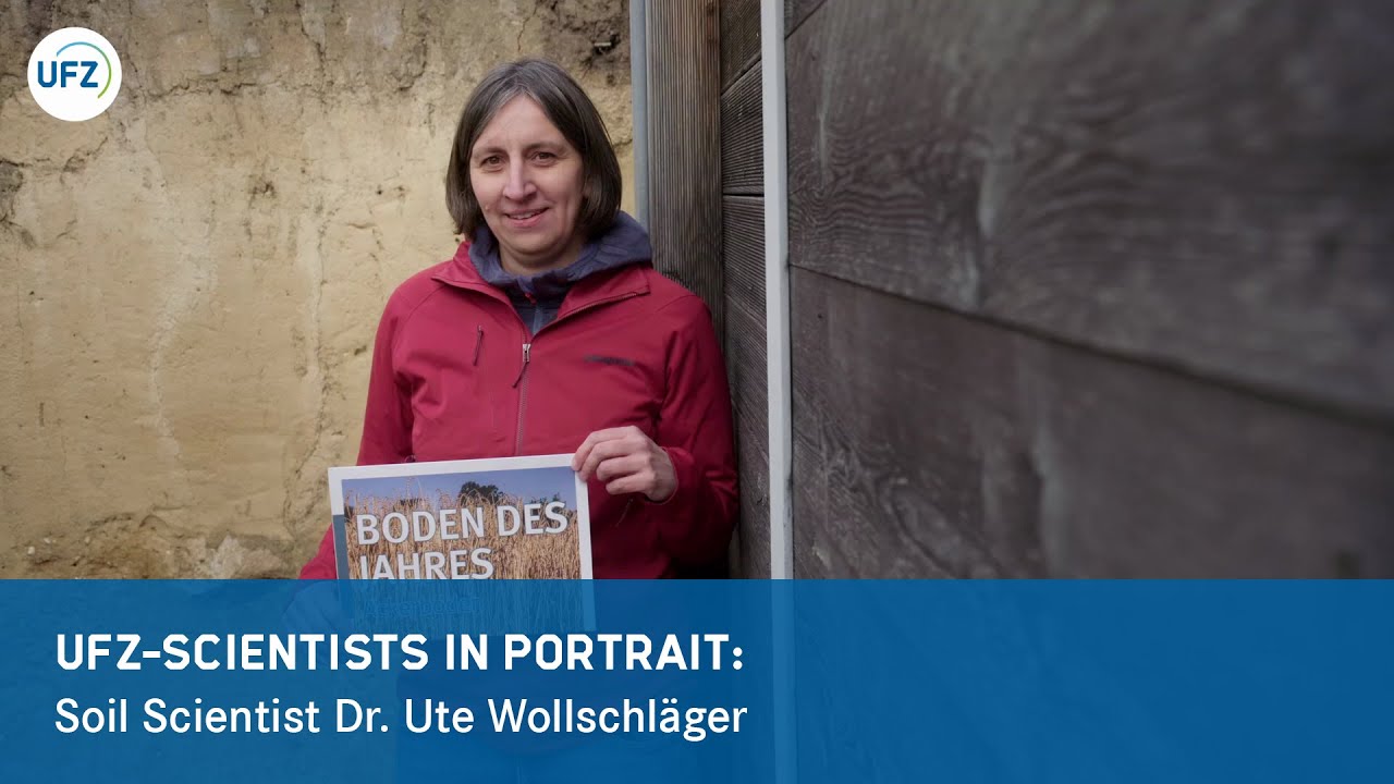 UFZ soil scientist Dr. Ute Wollschläger in portrait