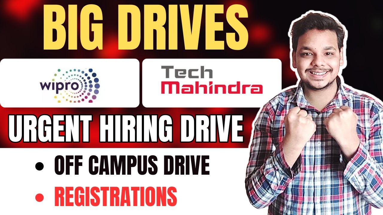 Wipro , Tech Mahindra , CGI Hirings Announced | Off Campus Drive | 2025, 2024 Batch | Freshers
