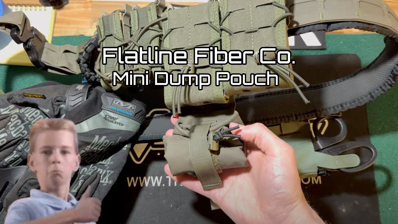 Мини-сумка для сброса отходов от Flatline Fiber Co.: Отличная вещь!