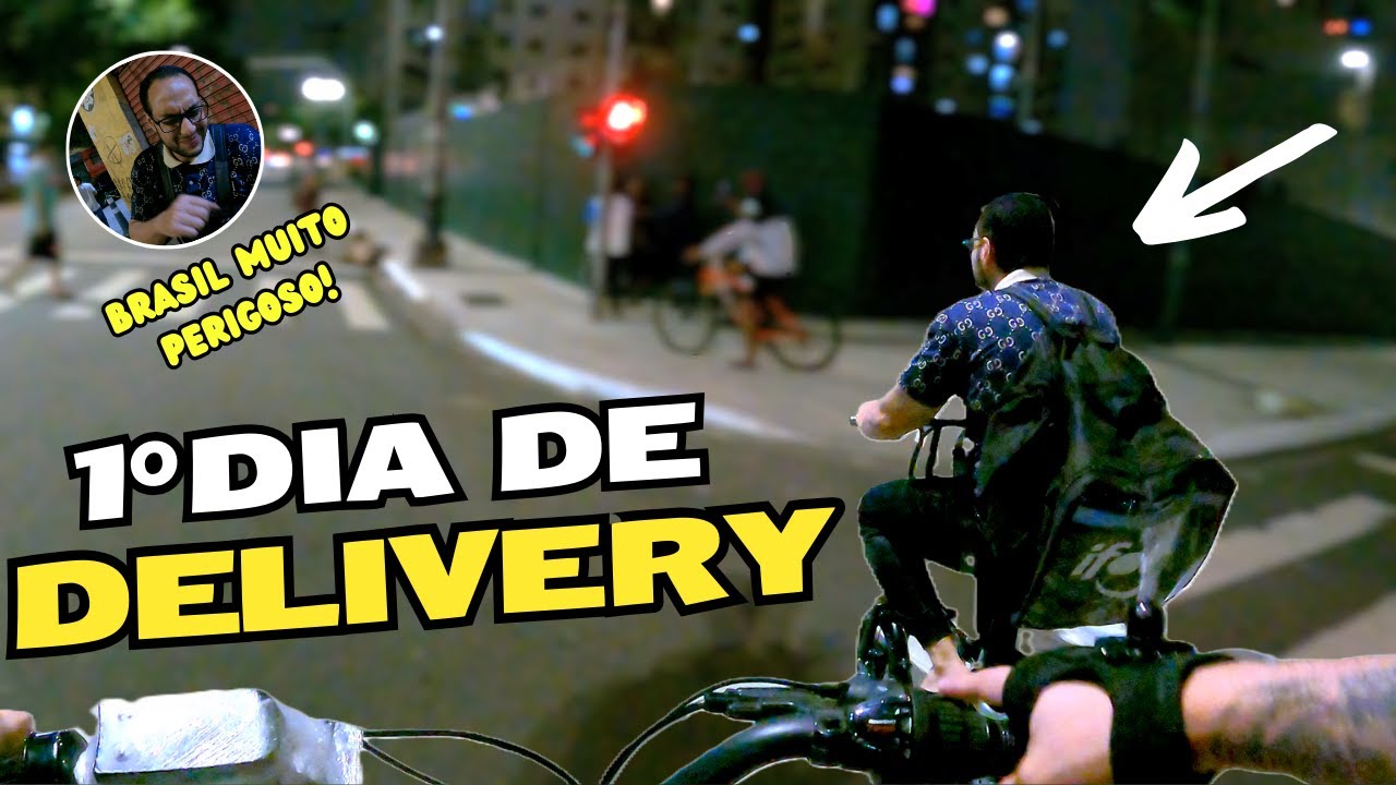ACOMPANHEI O MANO HAZEM NAS ENTREGAS DE BIKE | Entregas de bike