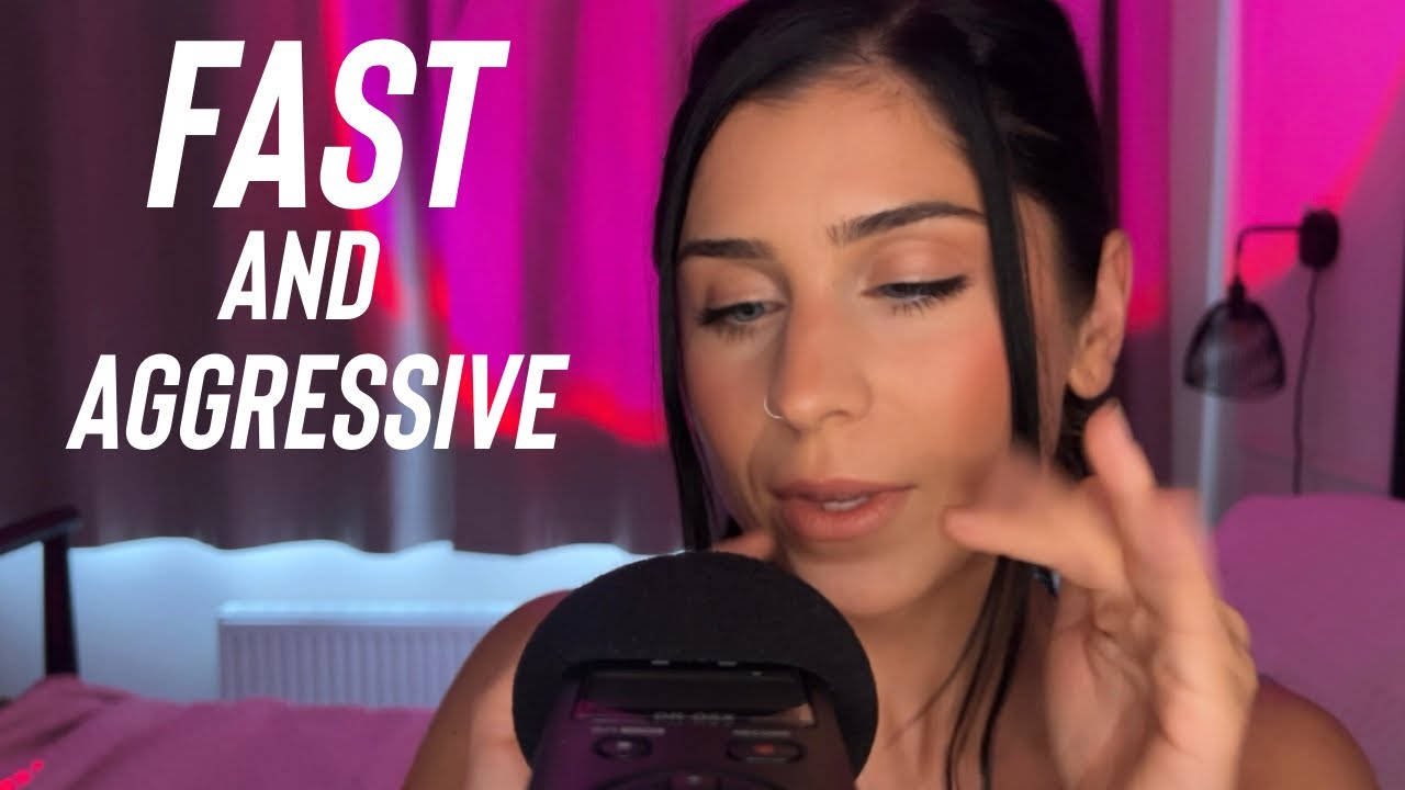 ASMR, but the triggers get progressively FASTER and MORE AGGRESSIVE ✨
