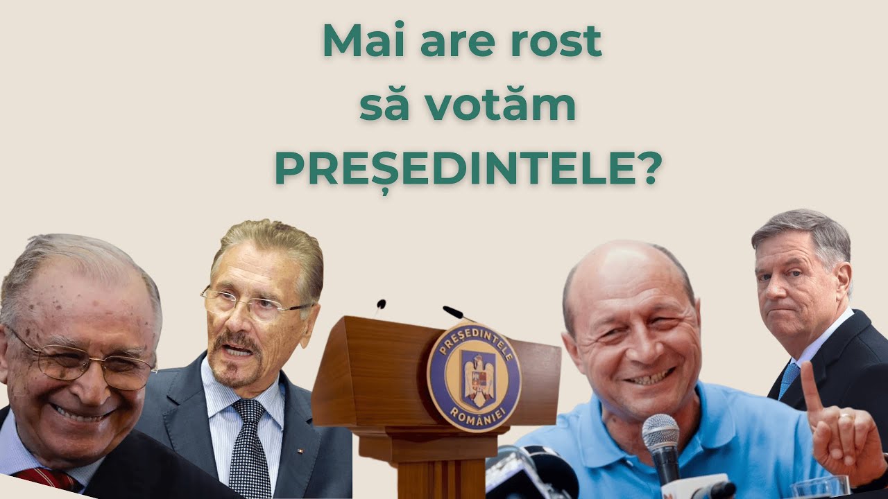 Mai are rost să votăm PREȘEDINTELE?